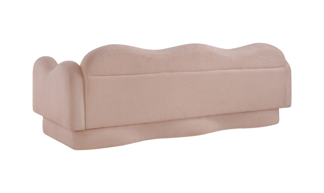 Meridian Furniture Bloom Teddy Fabric Upholstered Sofa