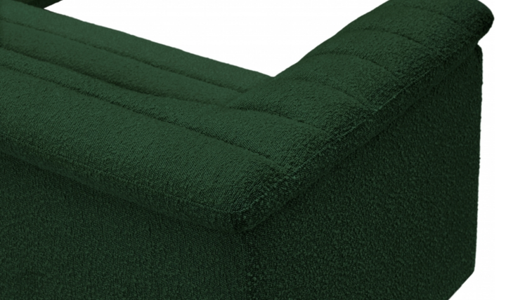 Meridian Cascade Boucle Fabric Upholstered 3pc. Modular Sectional