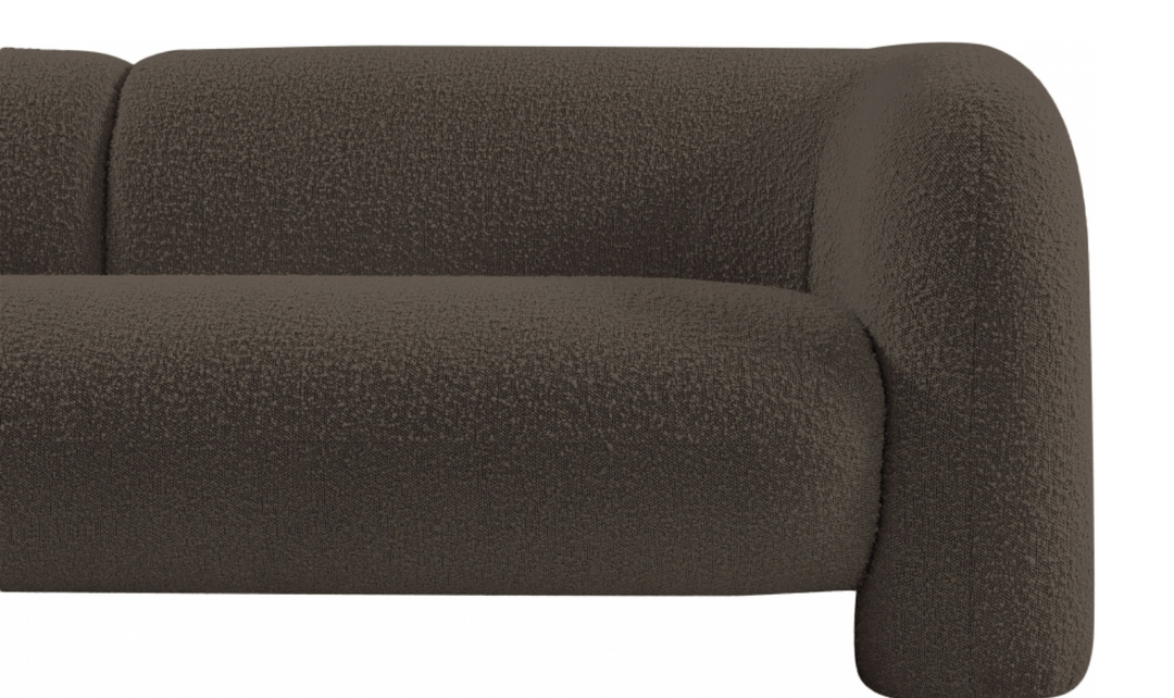 Meridian Emory Boucle Fabric Upholstered Loveseat