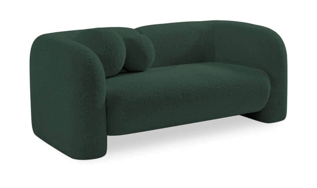 Meridian Emory Boucle Fabric Upholstered Loveseat
