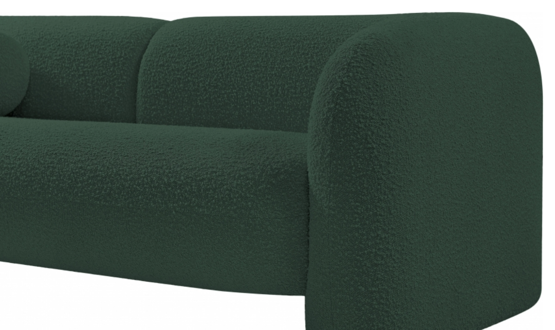Meridian Emory Boucle Fabric Upholstered Loveseat