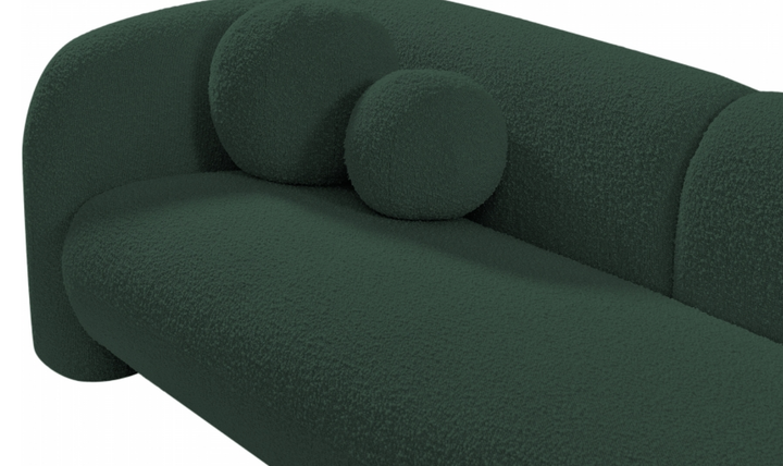 Meridian Emory Boucle Fabric Upholstered Loveseat