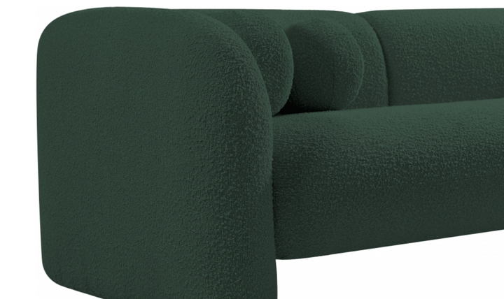 Meridian Emory Boucle Fabric Upholstered Loveseat