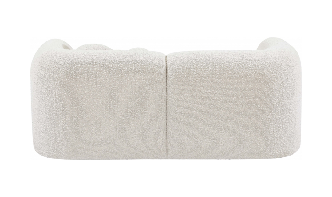 Meridian Emory Boucle Fabric Upholstered Loveseat