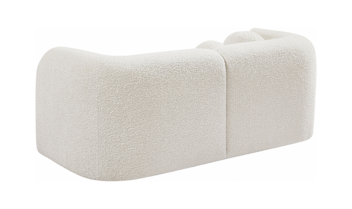 Meridian Emory Boucle Fabric Upholstered Loveseat