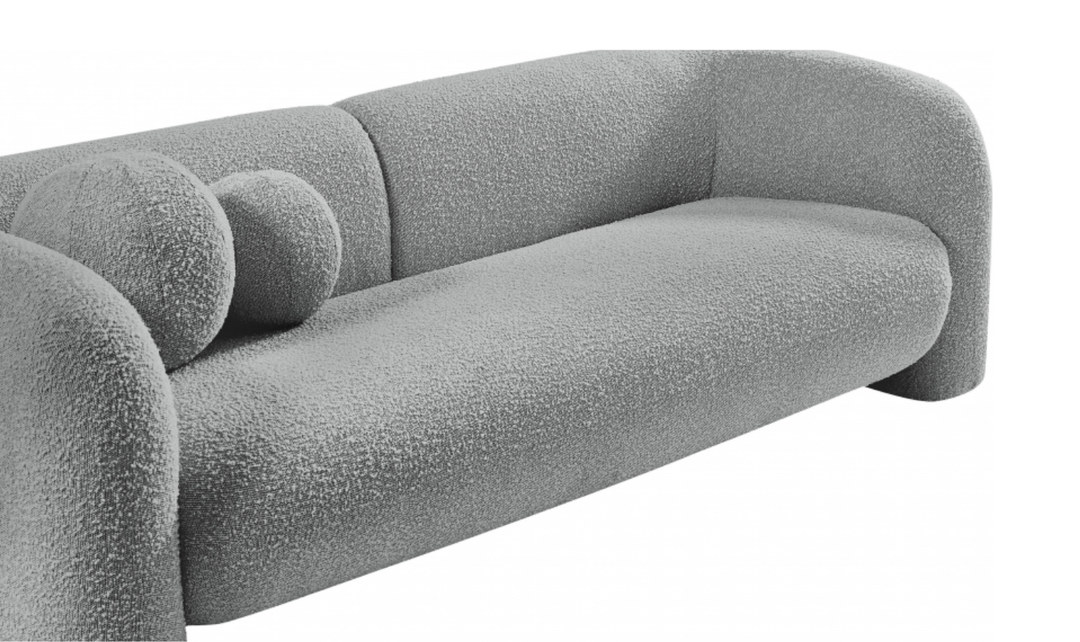 Meridian Emory Boucle Fabric Upholstered Loveseat