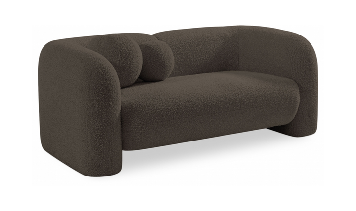 Meridian Emory Boucle Fabric Upholstered Loveseat