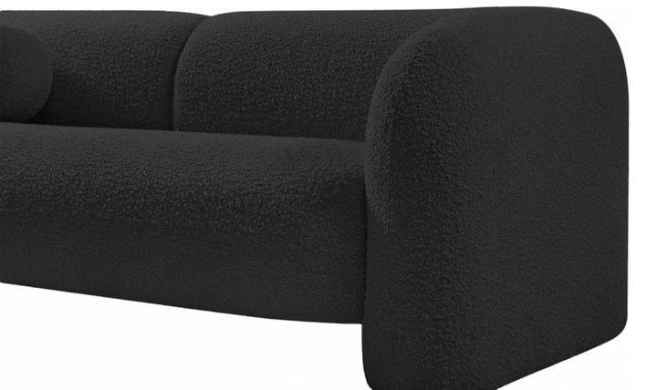 Meridian Emory Boucle Fabric Upholstered Sofa