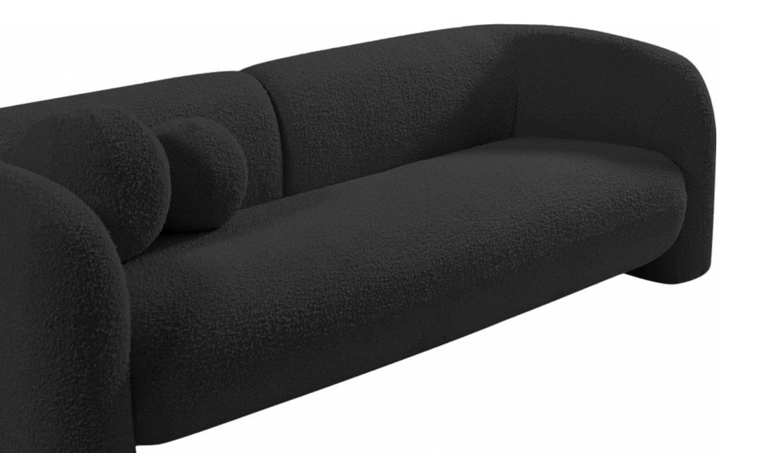 Meridian Emory Boucle Fabric Upholstered Sofa