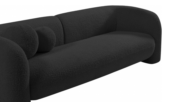 Meridian Emory Boucle Fabric Upholstered Sofa