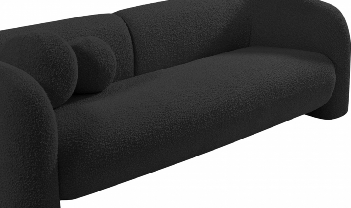 Meridian Emory Boucle Fabric Upholstered Sofa
