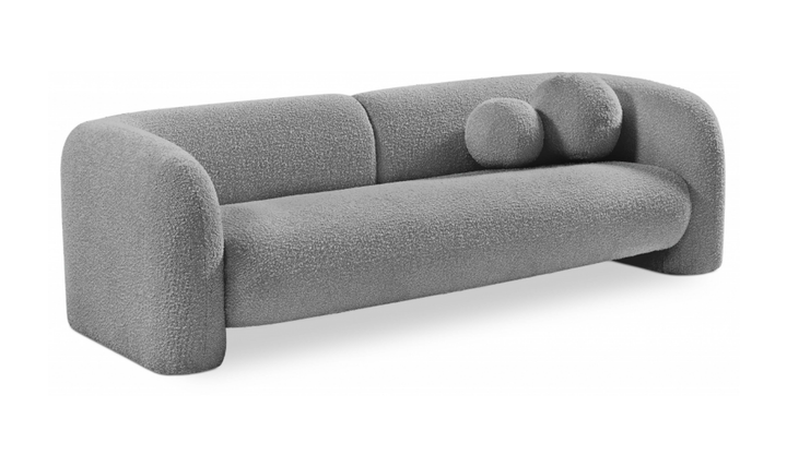 Meridian Emory Boucle Fabric Upholstered Sofa