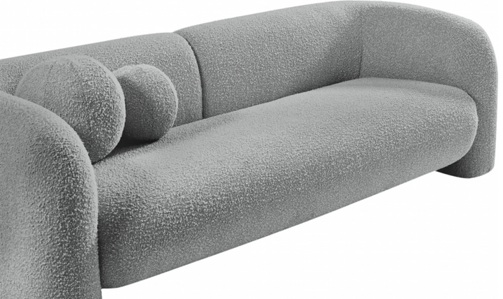 Meridian Emory Boucle Fabric Upholstered Sofa