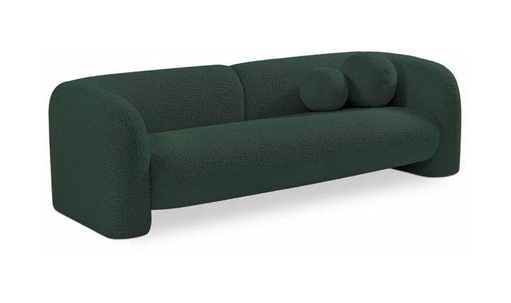 Meridian Emory Boucle Fabric Upholstered Sofa