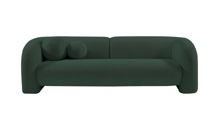 Meridian Emory Boucle Fabric Upholstered Sofa