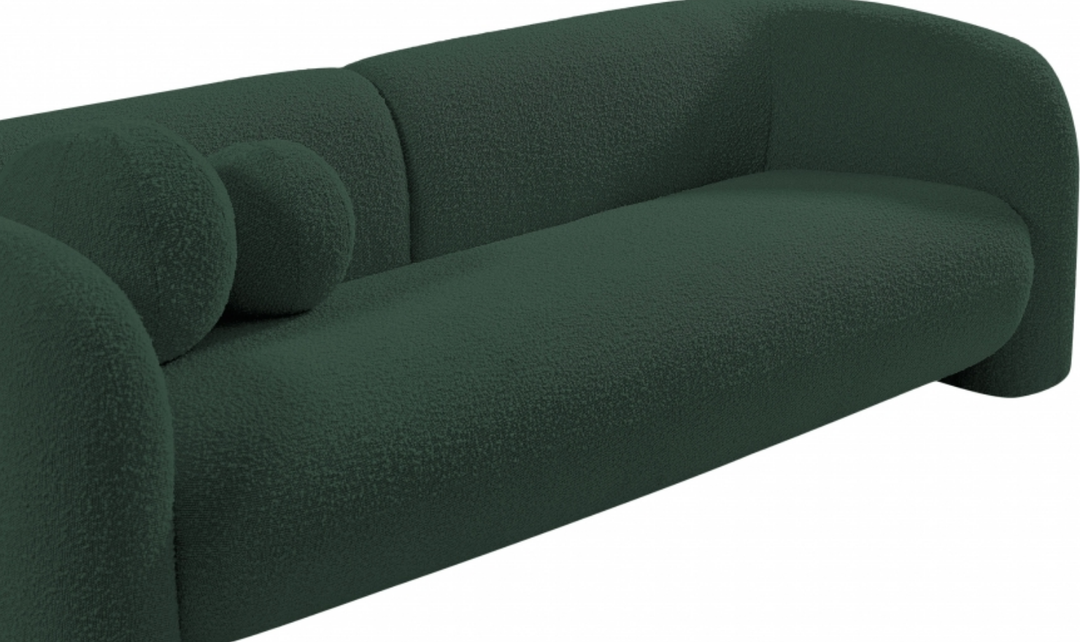 Meridian Emory Boucle Fabric Upholstered Sofa