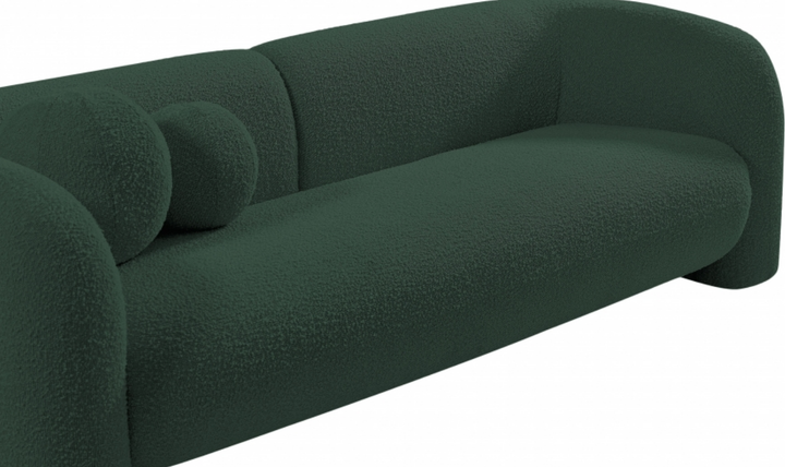 Meridian Emory Boucle Fabric Upholstered Sofa