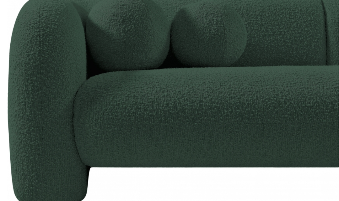 Meridian Emory Boucle Fabric Upholstered Sofa