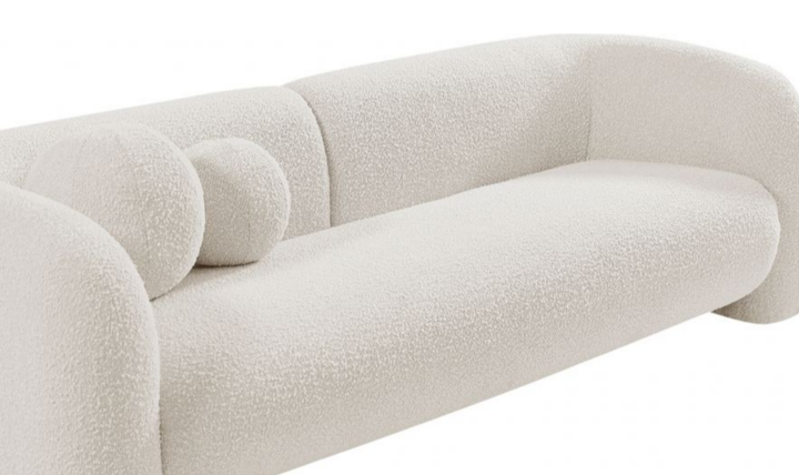 Meridian Emory Boucle Fabric Upholstered Sofa