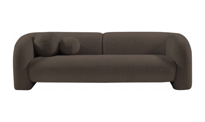 Meridian Emory Boucle Fabric Upholstered Sofa