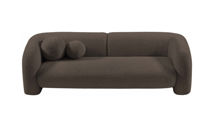 Meridian Emory Boucle Fabric Upholstered Sofa