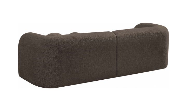 Meridian Emory Boucle Fabric Upholstered Sofa