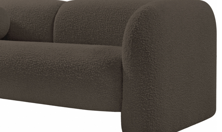 Meridian Emory Boucle Fabric Upholstered Sofa