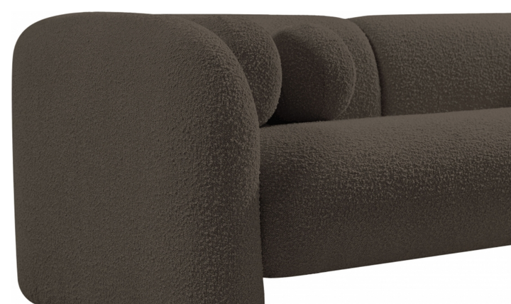 Meridian Emory Boucle Fabric Upholstered Sofa