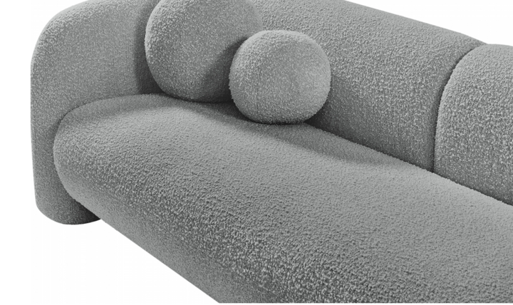 Meridian Emory Boucle Fabric Upholstered Sofa
