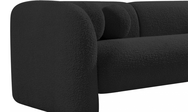 Meridian Emory Boucle Fabric Upholstered Sofa