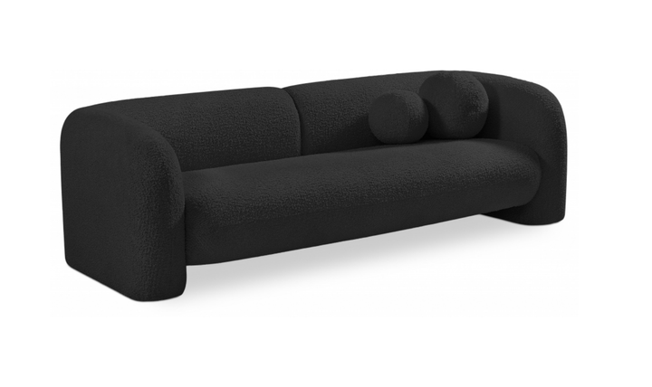 Meridian Emory Boucle Fabric Upholstered Sofa