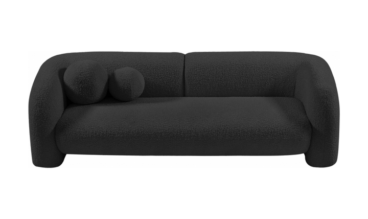 Meridian Emory Boucle Fabric Upholstered Sofa