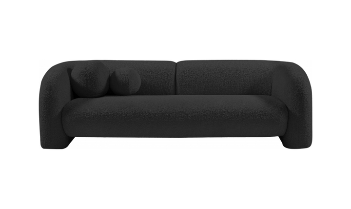 Meridian Emory Boucle Fabric Upholstered Sofa
