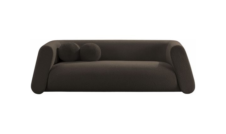 Meridian Furniture Abbington Boucle Fabric Sofa With Four Color Options