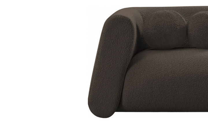 Meridian Furniture Abbington Boucle Fabric Sofa With Four Color Options