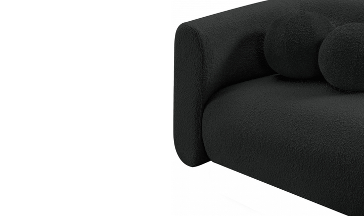 Meridian Furniture Abbington Boucle Fabric Sofa With Four Color Options