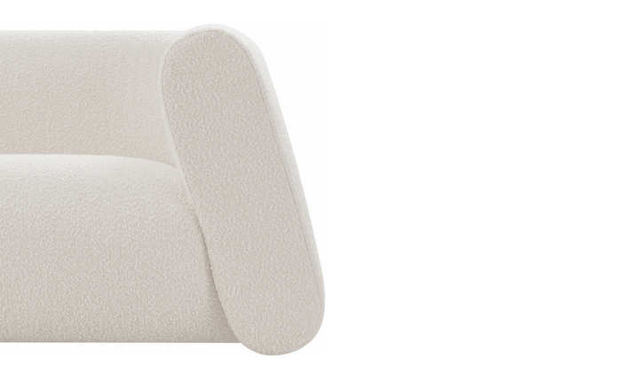 Meridian Furniture Abbington Boucle Fabric Sofa With Four Color Options