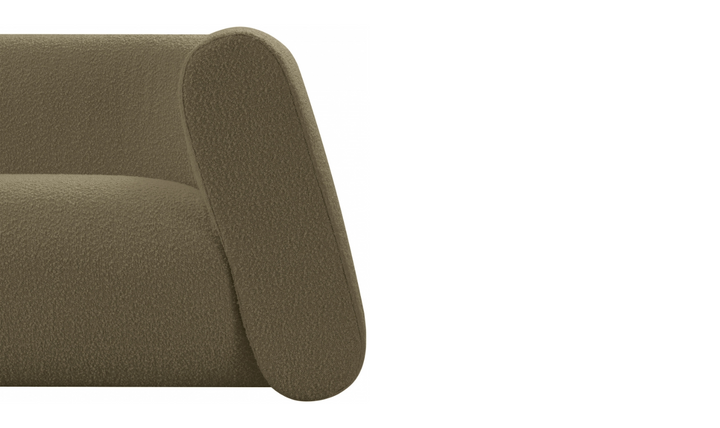 Meridian Furniture Abbington Boucle Fabric Sofa With Four Color Options