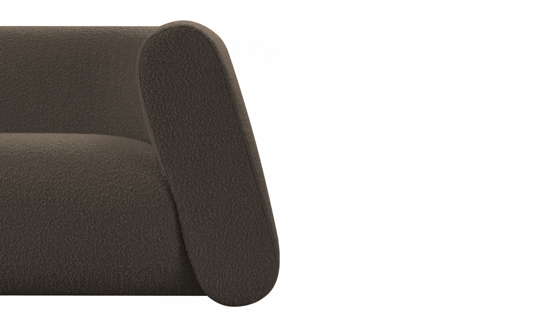 Meridian Furniture Abbington Boucle Fabric Sofa With Four Color Options