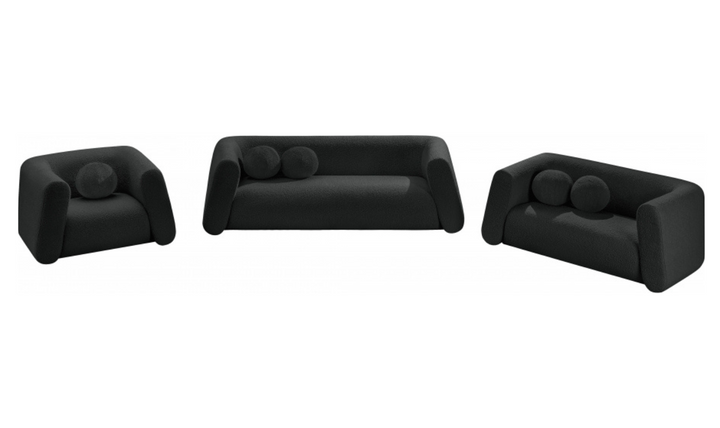 Meridian Furniture Abbington Boucle Fabric Sofa With Four Color Options