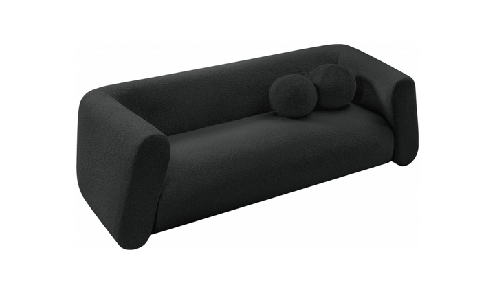 Meridian Furniture Abbington Boucle Fabric Sofa With Four Color Options