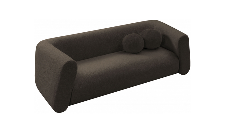 Meridian Furniture Abbington Boucle Fabric Sofa With Four Color Options