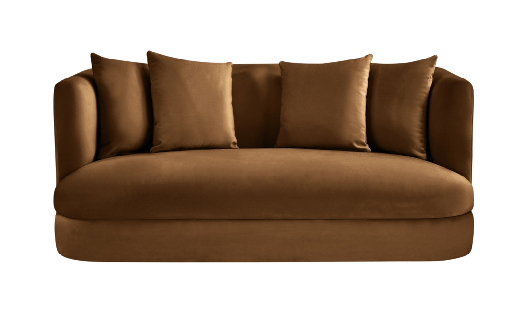 Meridian Furniture Alder 2-Seater Velvet Upholstered Loveseat-Jennifer Furniture