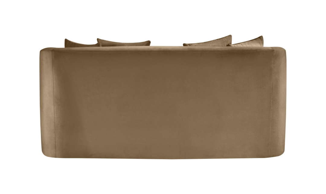 Meridian Furniture Alder 2-Seater Velvet Upholstered Loveseat