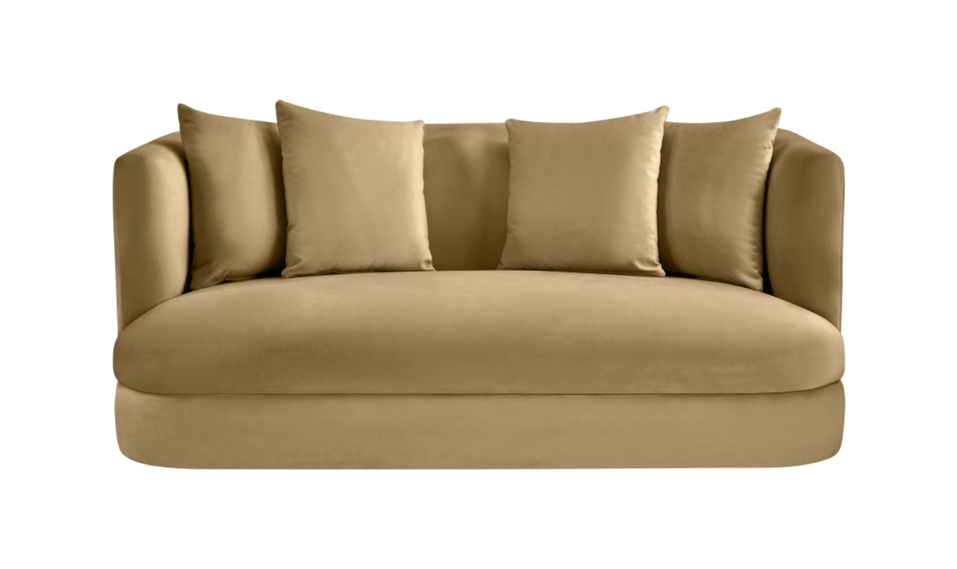 Meridian Furniture Alder 2-Seater Velvet Upholstered Loveseat