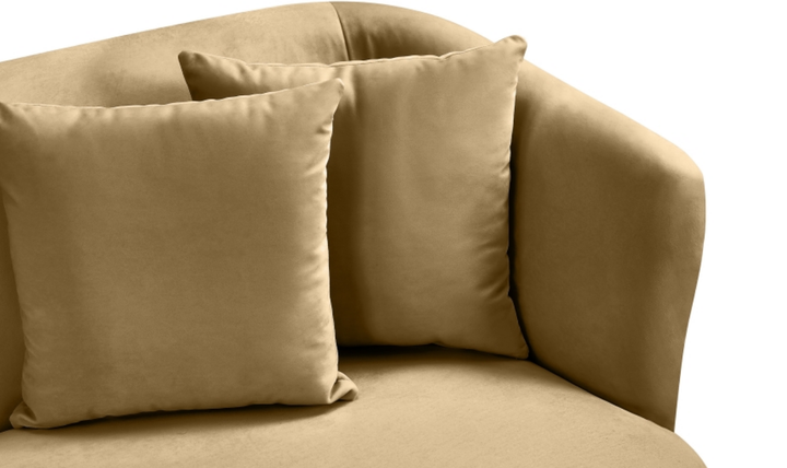 Meridian Furniture Alder 2-Seater Velvet Upholstered Loveseat