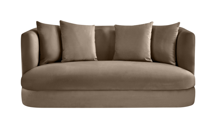 Meridian Furniture Alder 2-Seater Velvet Upholstered Loveseat