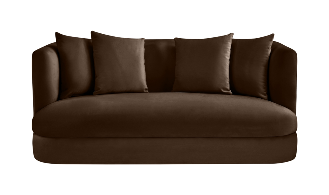 Meridian Furniture Alder 2-Seater Velvet Upholstered Loveseat