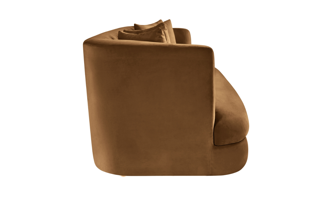Meridian Furniture Alder 2-Seater Velvet Upholstered Loveseat