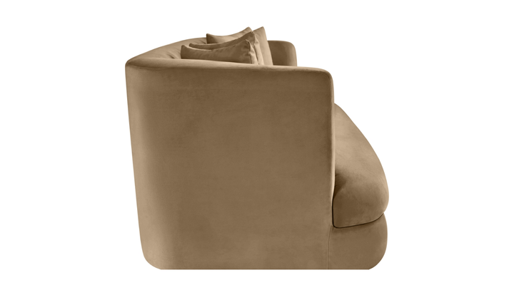 Meridian Furniture Alder 2-Seater Velvet Upholstered Loveseat